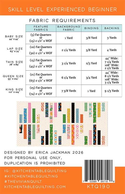 The Vivian Quilt Pattern