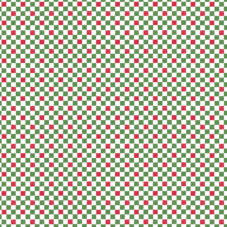 Check Please! 1/4" Check Christmas - FQ