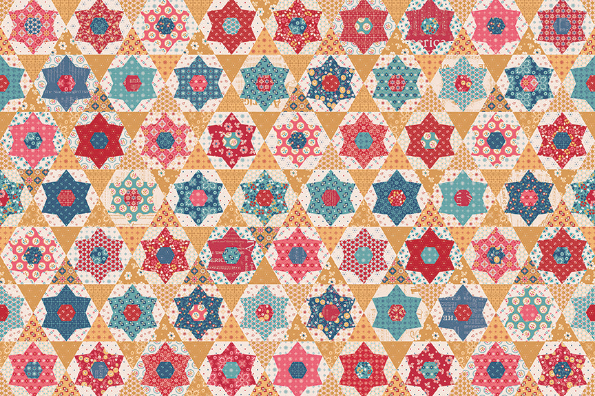 Americana Stars 57/58" Home Decor Multi