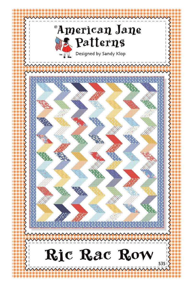 American Jane Patterns Ric Rac Row Quilt Pattern