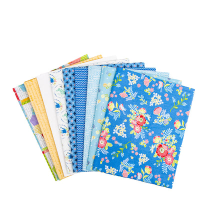 Awakening 1 Yard Bundle Azure, 10 Pcs.