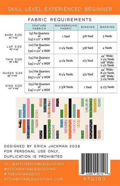 The Vivian Quilt Pattern