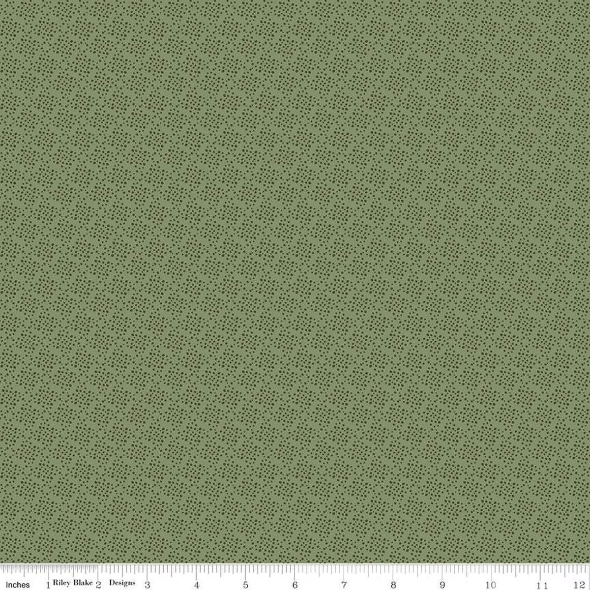 Juju's Petals Dots Green