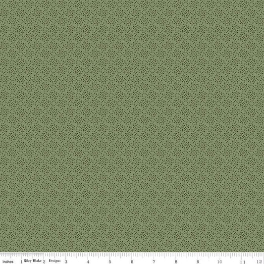 Juju's Petals Dots Green