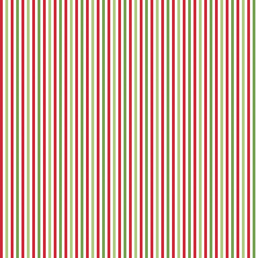 1/8" Stripe Christmas FQ