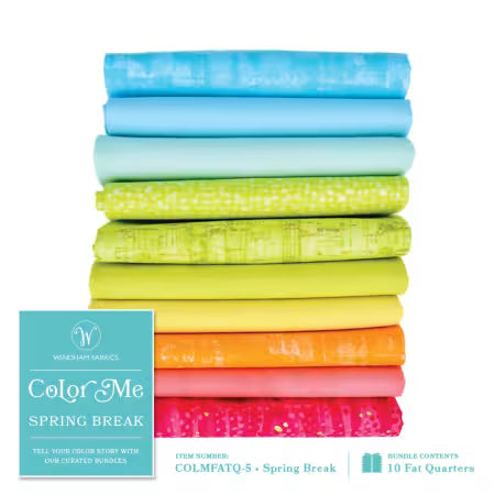 Fat Quarter bundle, Color Me Spring Break,