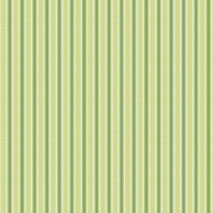 Hydrangeas in the Garden Stripes Green Pearl