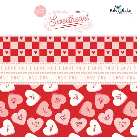 Sweetheart Fat Quarter Bundle, 21pcs