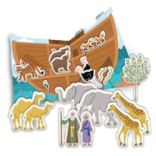 Two by Two 36" x 48" Noah's Ark Quiet Book Felt Panel