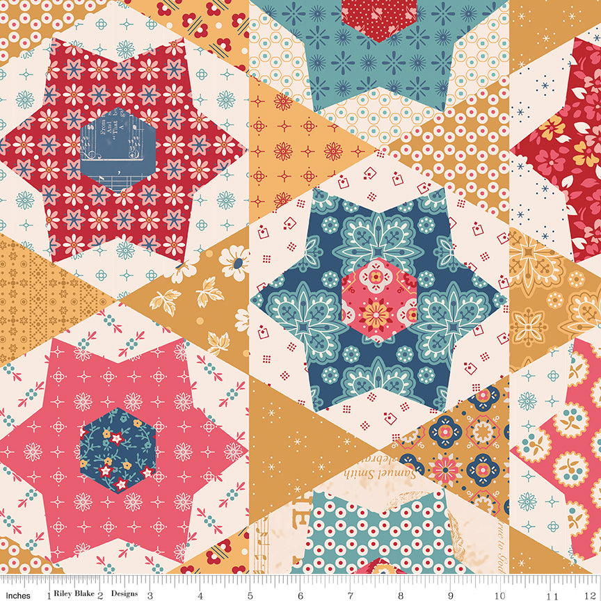 Americana Stars 57/58" Home Decor Multi