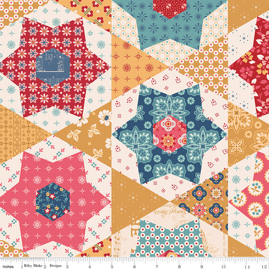 Americana Stars 57/58" Home Decor Multi