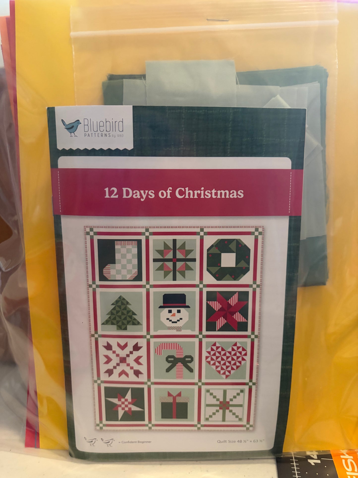 12 Days of Christmas by RIley Blake, curated Quilt Kit