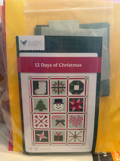 12 Days of Christmas by RIley Blake, curated Quilt Kit