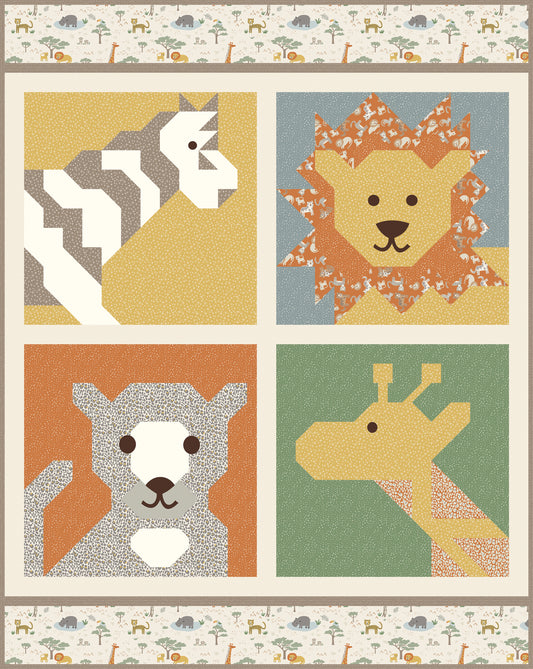 Leo & Savannah Safari on the Savannah Quilt Kit