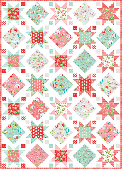 BEVERLEY MCCULLOUGH- Stars and Windows Quilt Pattern, MOQ 3Each(s)