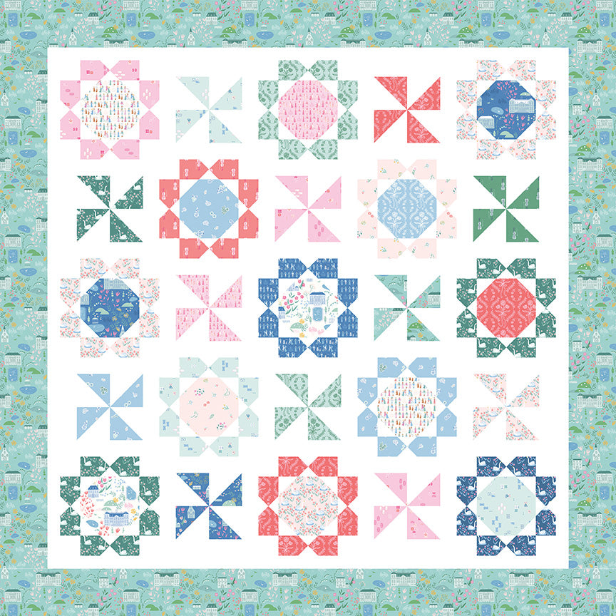 PRIMROSE COTTAGE QUILTS Pinwheels Posies