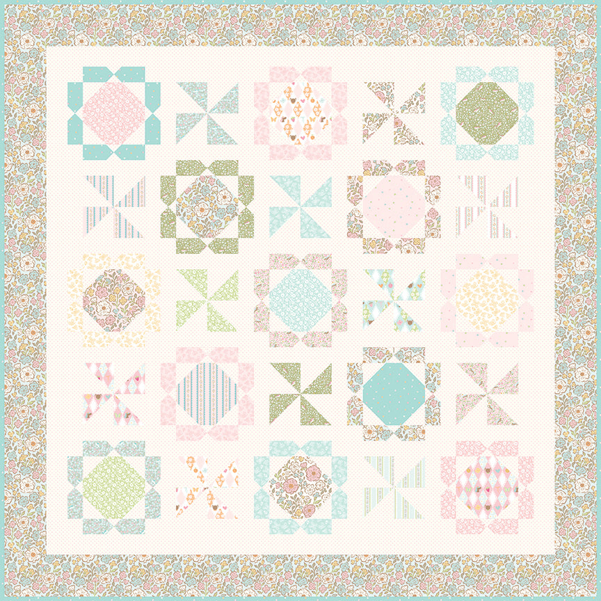 PRIMROSE COTTAGE QUILTS Pinwheels Posies