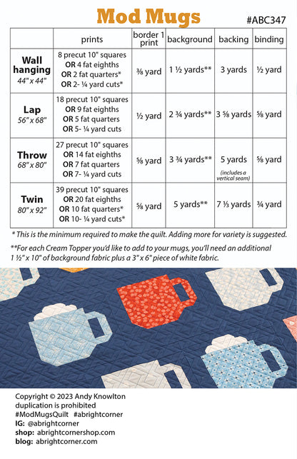 Mod Mugs by A Bright Corner