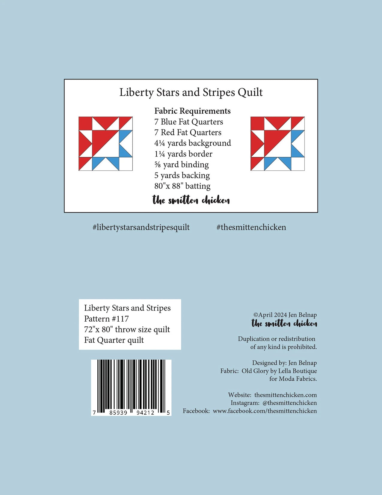 Stars and Stripes Quilt Pattern