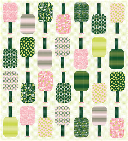 The Pickleball Paddle Quilt by See Kate Sew