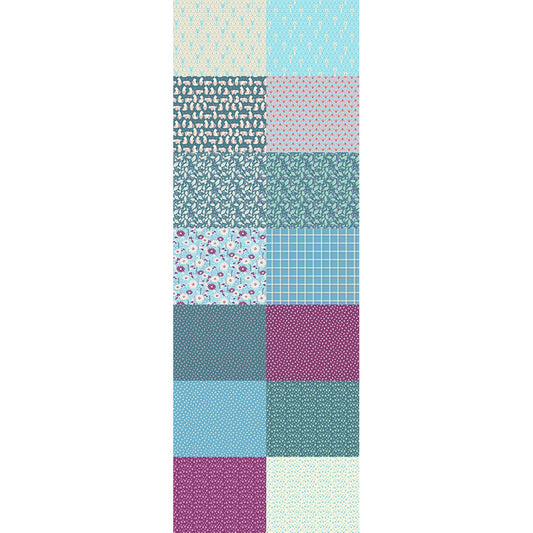 Bear In Bloom - Navy / Purple