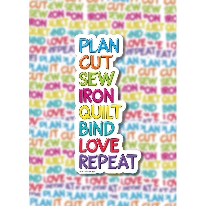 Plan, Cut....Sticker