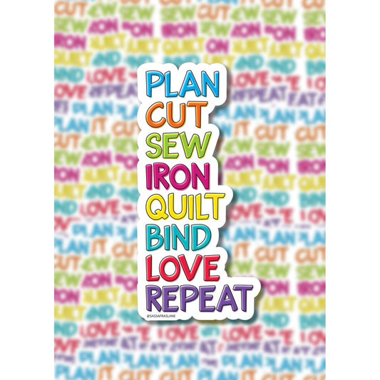 Plan, Cut....Sticker
