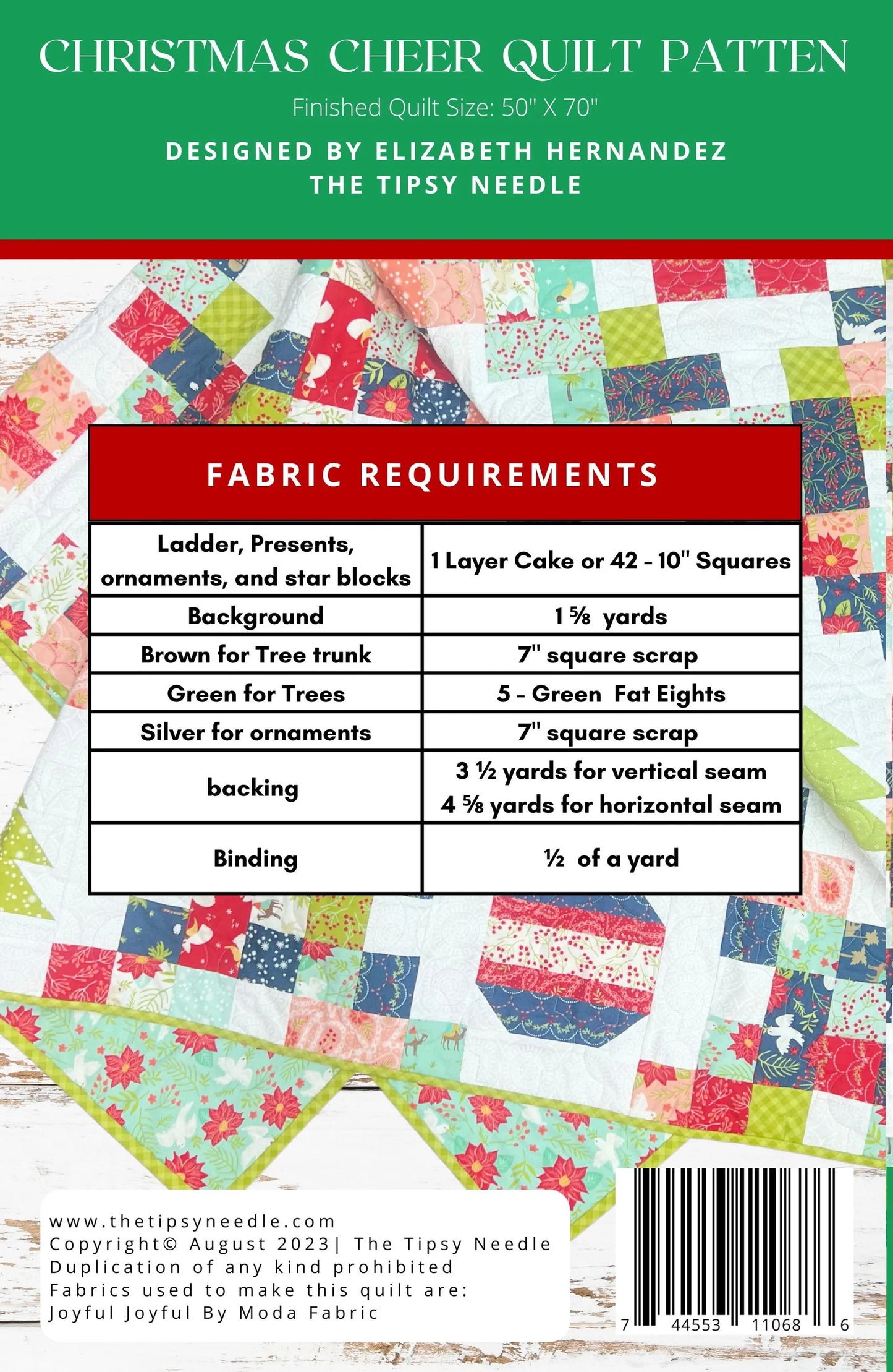 Christmas Cheer Quilt Pattern