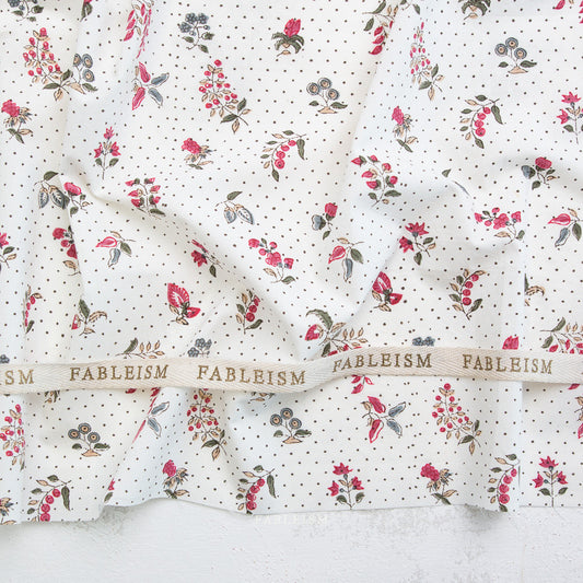 Dottie floral in Cream, Indian Block Prints