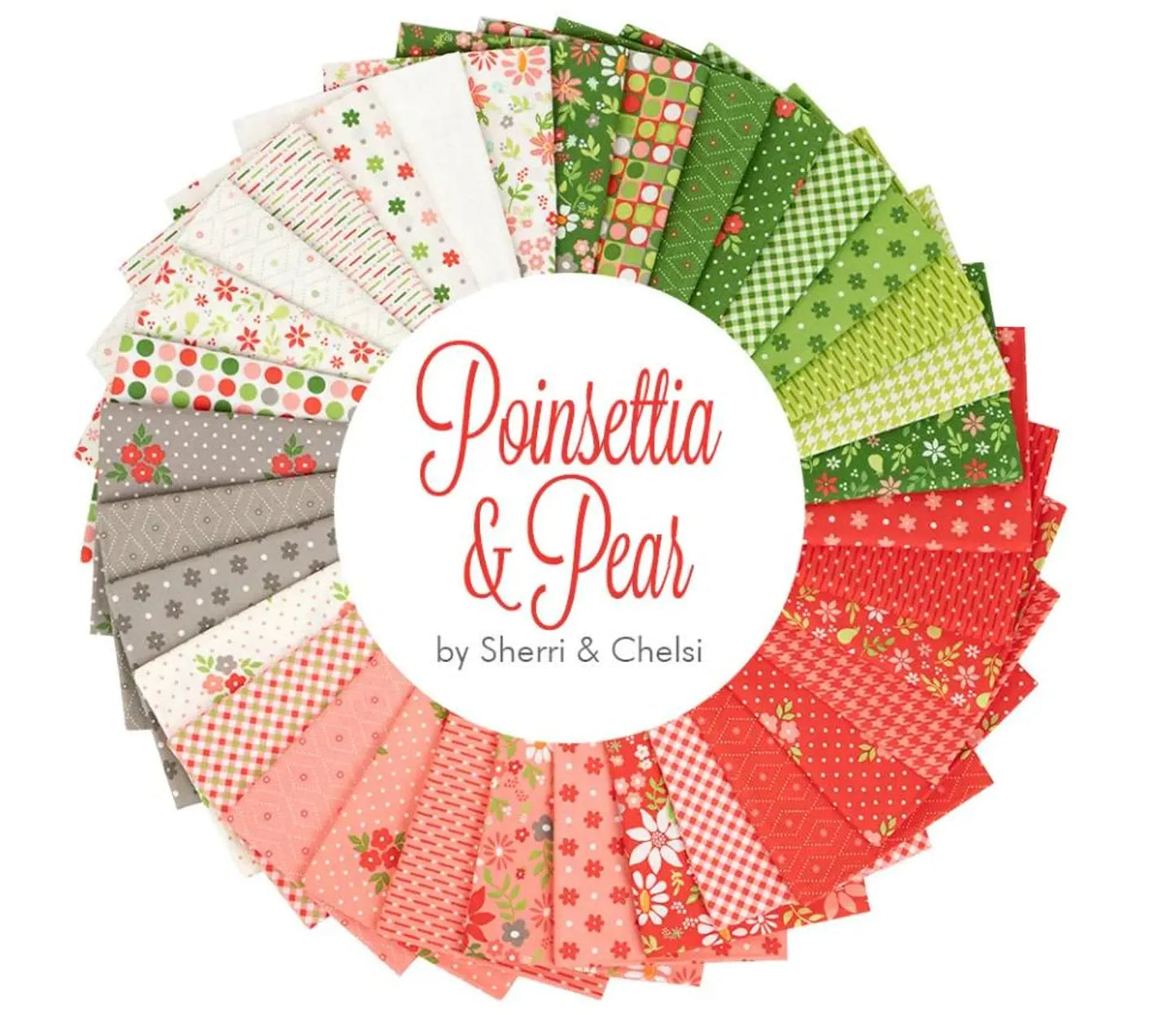 Poinsettia & Pear Mini Charm Pack