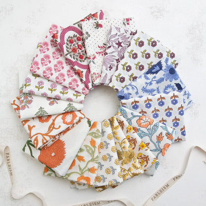Indian Block Prints Cottage, Charm Pack